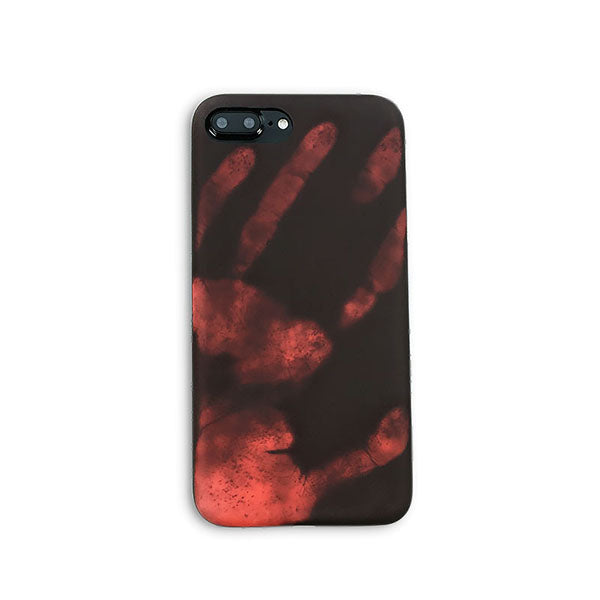 Compatible with Apple, New Hand Thermal Sensor Case For iphone 7 6 6S Plus Fundas Funny Physical thermal discoloration Phone Cases Soft Silicone Cover