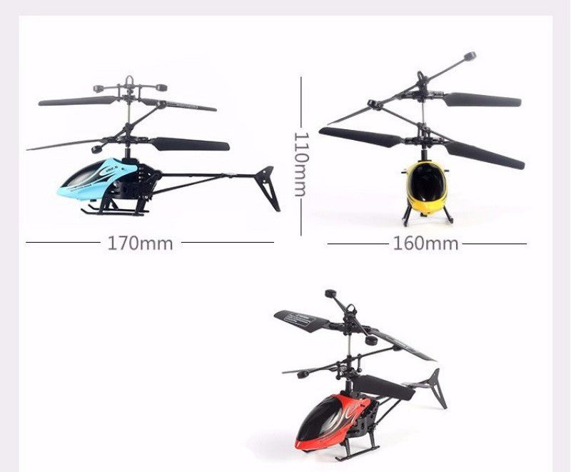 Mini Remote Control Airplane Helicopter Fall Resistant Electric Drone