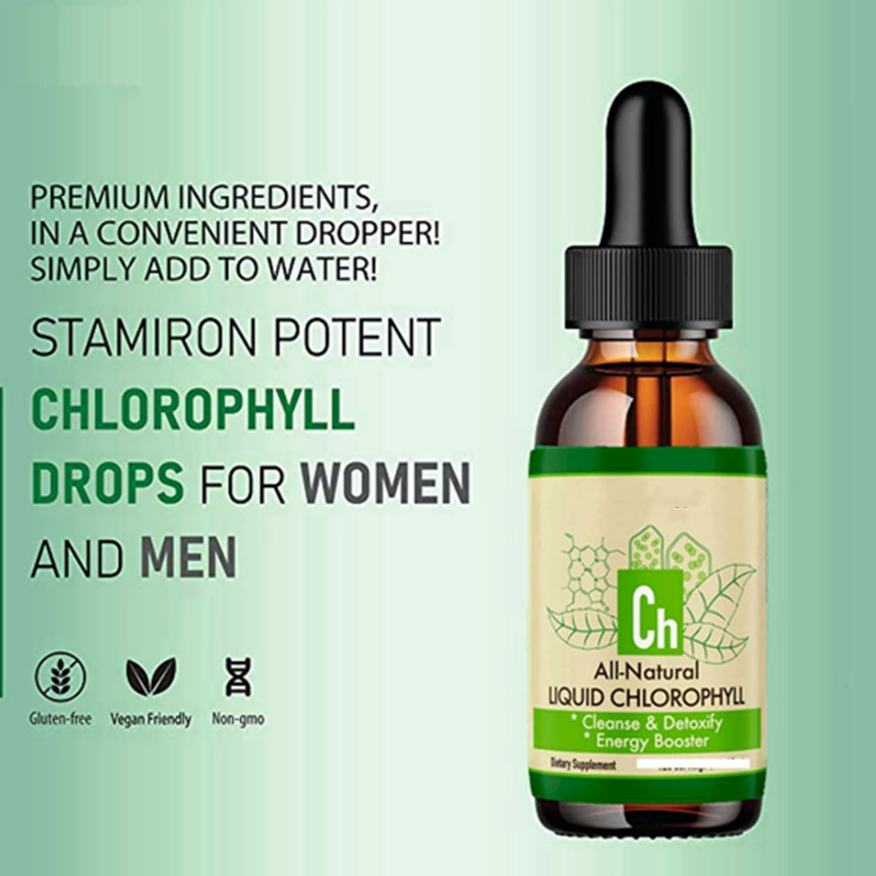 Natural Flavor Alcohol Free Chlorophyll Drops