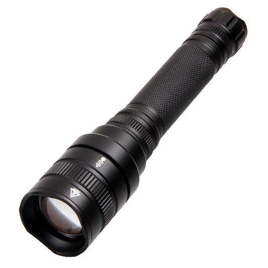Strong light long-range flashlight