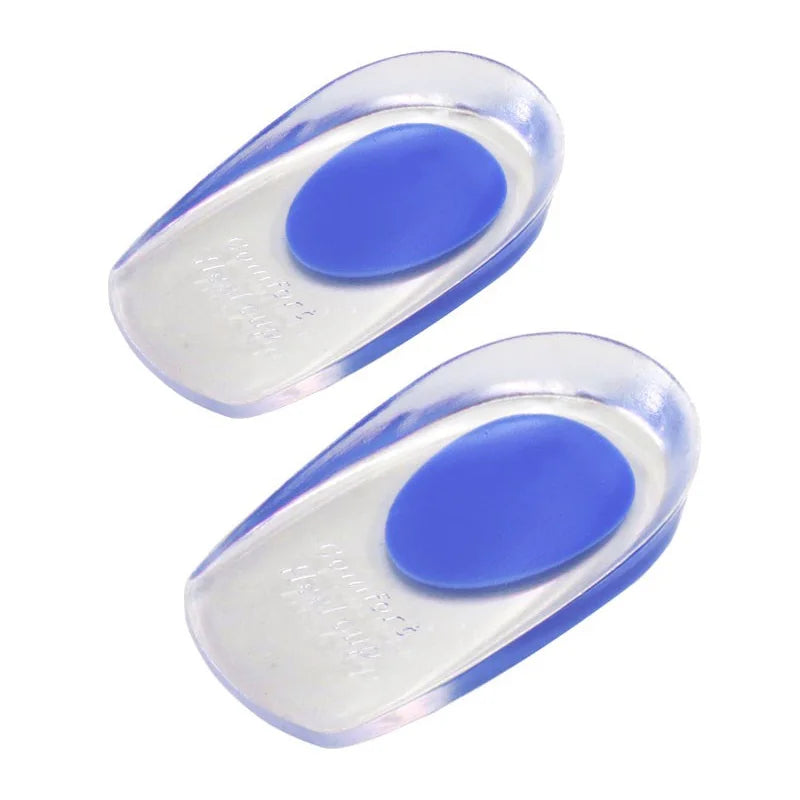 2Pcs Silicone Heel Pads Plantar Fasciitis Man  Heel Spur  Silicone Gel Heel Cups Heel Pain Heel For Shoes Foot Silicone Foot Pad