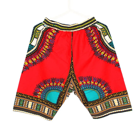 8 Colors New 100% Cotton Dashiki Fabric African Dashiki Short Pants