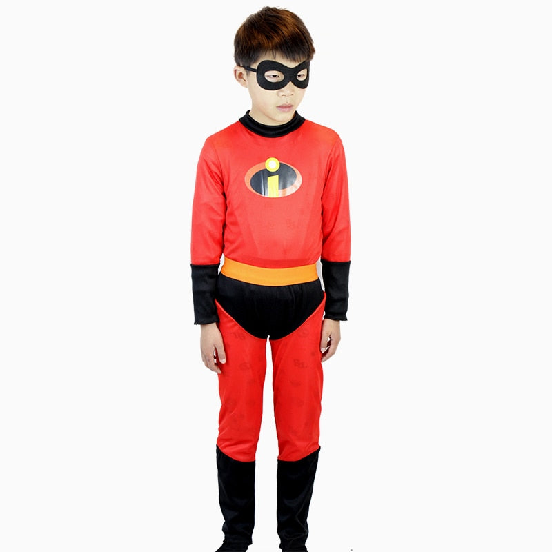 NEW Children&#39;s Halloween Costume   jumpsuit Costume boys Dash Cosplay Kids Superhero Costume