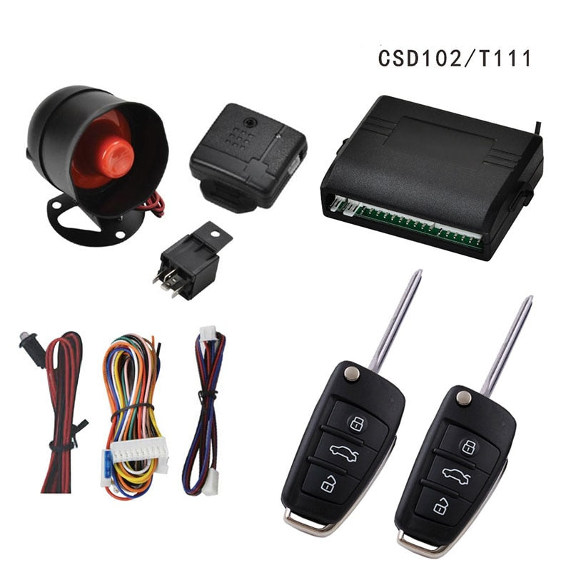 Universal Car Alarm System Remote Control Central Door Lock Locking Wireless Entry System Kit Car Auto Alarm