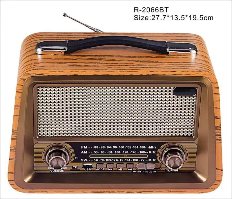 Vintage Multi-Function Bluetooth Radio portable FM mini home wireless speaker FM/AM/SW/MP3 playback Bluetooth speaker