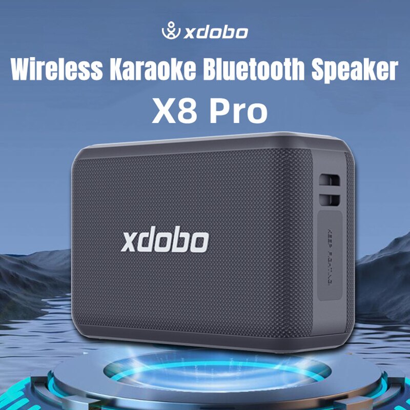 caixa de som120W Wireless Karaoke Bluetooth Speakers 360 Stereo Outdoor Audiophile Subwoofer Portable Sound Column Home Theater