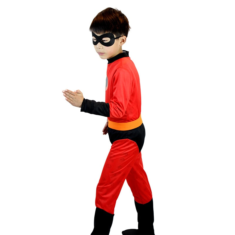 NEW Children&#39;s Halloween Costume   jumpsuit Costume boys Dash Cosplay Kids Superhero Costume