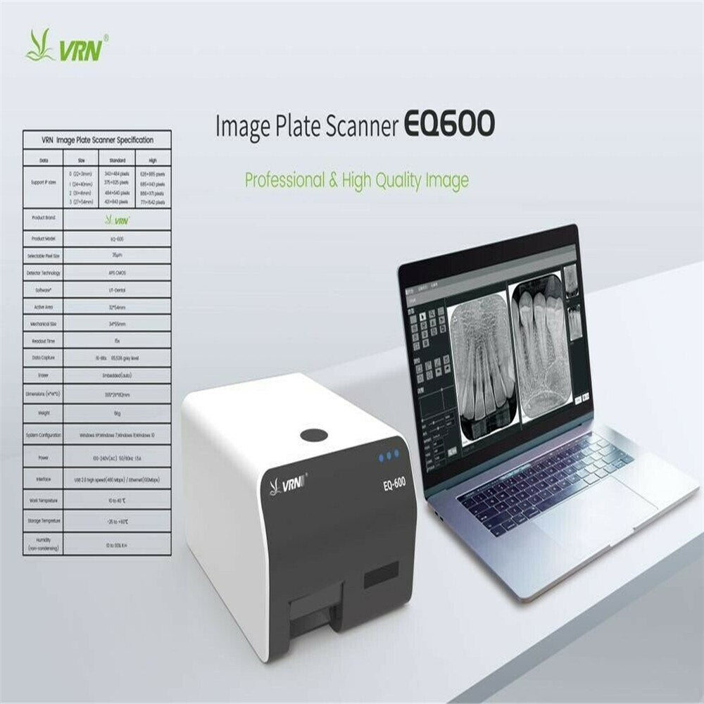 CE Approved Dental Digital Intraoral X-Ray Imaging Plate PSP Scanner VRN EQ600 Radiogra Dental Phosphor Plate Scanner for Dental