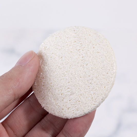 Scrubbing Exfoliating Loofah Round Reusable Makeup Skin Care Facial Remover Sponges Pads