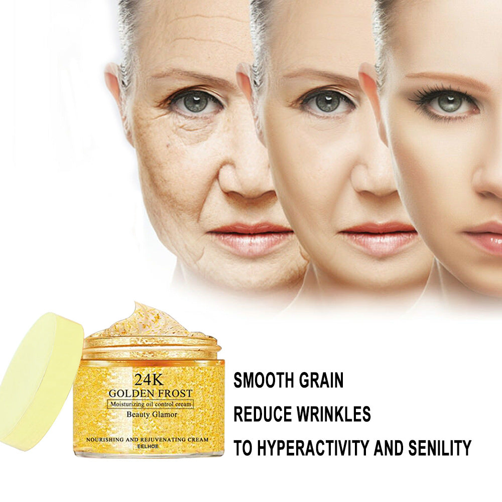 24k Gold Face Cream Moisturizes And Nourishes Skin