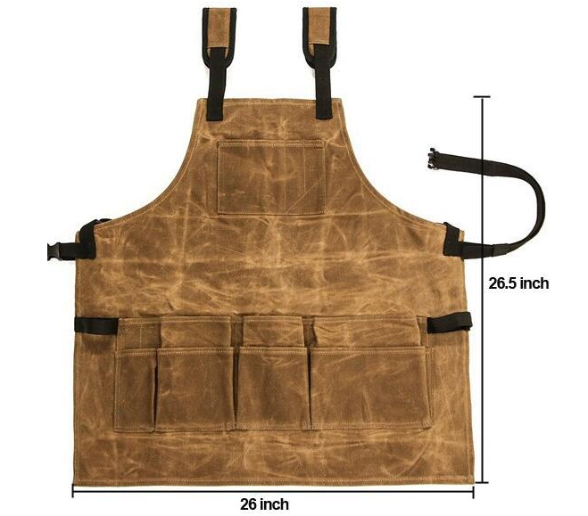 Leather webbing apron