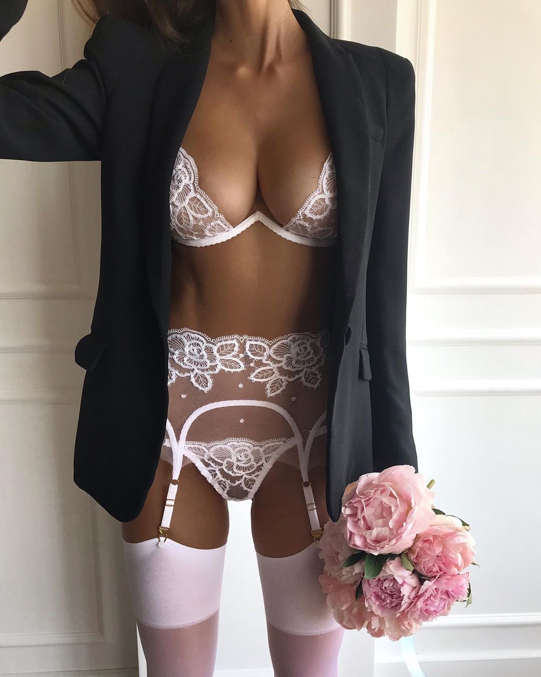 Sexy lace butterfly sexy suit
