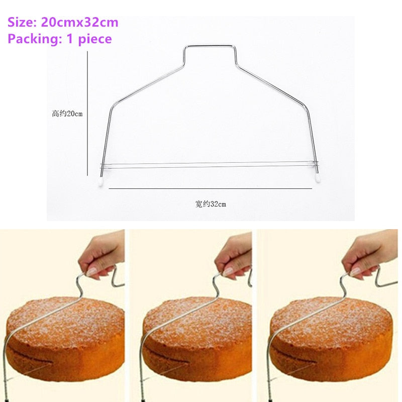 Cake Scraper Smoother Adjustable Fondant Spatulas Baking Tools for Cakes Pastry Cutter Baking Accessories Cake Decorating Tools