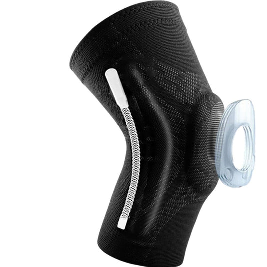 Veidoorn 1 PCS Patella Protector  Silicone Spring Knee Pad Basketball Running Compression Knee Brace Support Sleeve