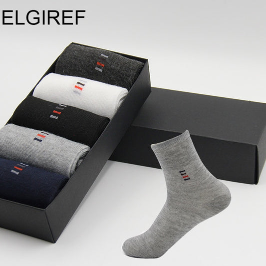 10 Pcs=5 Pairs Classic Business Brand Men&#39;s Socks Calcetines Hombre Socks Men High Quality Cotton Casual Male Socks Meias