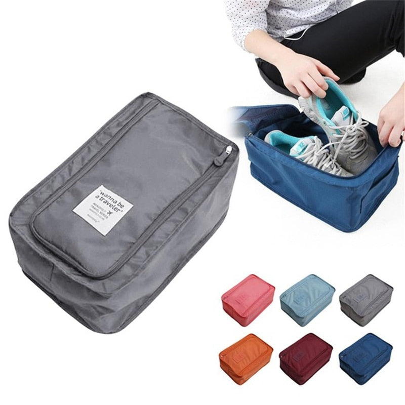 6 Colors Multi Function Portable Travel Storage Bags Toiletry Cosmetic Makeup Pouch Case Organizer Travel Shoes Bags Storage Bag