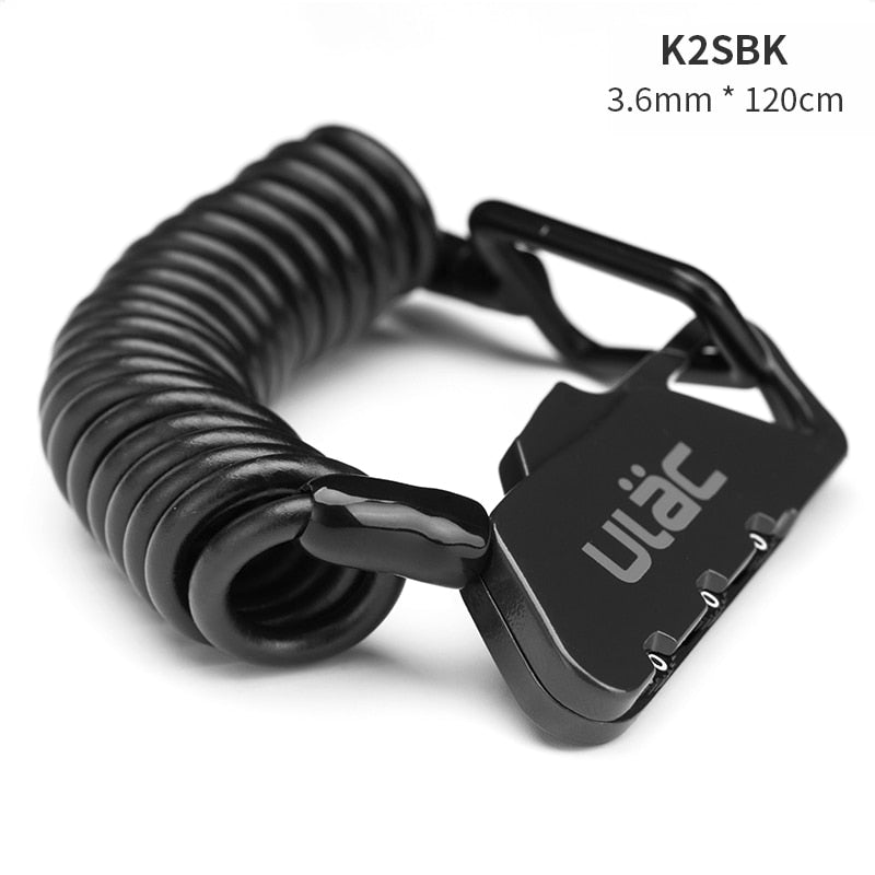 ULAC Bicycle Lock Cycling Portable Bike Lock MTB Accessories Road Bicycle Small Cable Lock Security Equipment Bike accessories