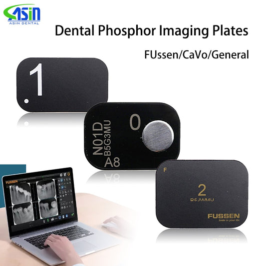 Portable Dental Phosphor Imaging Plate X-Ray Scanner Medical Radiovisograph Digital Sensor RX Match Plate 0# 1# 2# 3# Fussen