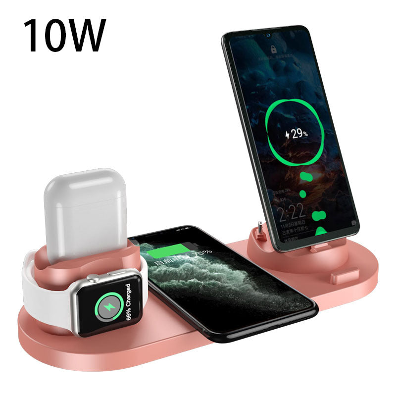 2022 Wireless Charger For IPhone14 13 Fast Charger For Phone Fast Charging Pad For Phone Watch 6 In 1 Charging Dock Station