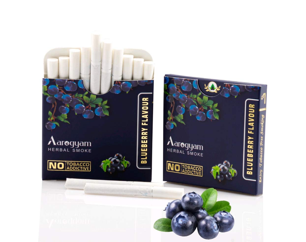 Herbals Cigarette Tobaccoo & Nicotine Free Smoke, For Relieve Stress & Mood Enhance Product For Smokers MINT,,BLACK CURRENT,BLUEBERRY,CLOVE ,LEMON FLAVOURS